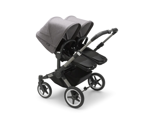 Універсальна коляска 2в1 Bugaboo Donkey5 Mono Grey mеlange/Midnight black-Grey mélange