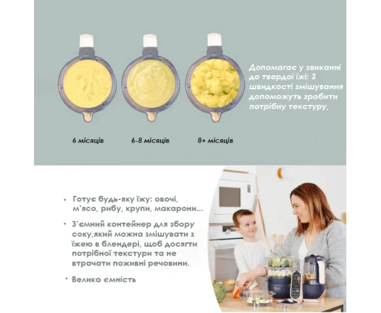 Блендер - пароварка Babymoov Nutribaby+ XL