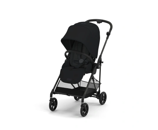 Прогулянкова коляска Cybex Melio Carbon - Moon Black