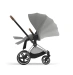 Прогулянкова коляска Cybex Priam Mirage Grey  (шасі Chrome )