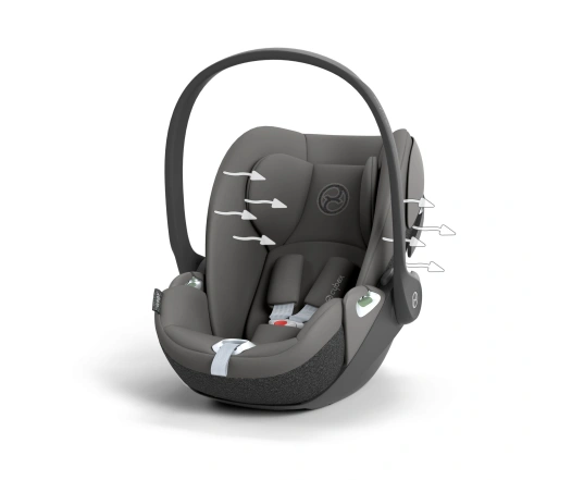 Автокрісло Cybex CLOUD T-iSIZE COMFORT 0-13кг - mirage grey