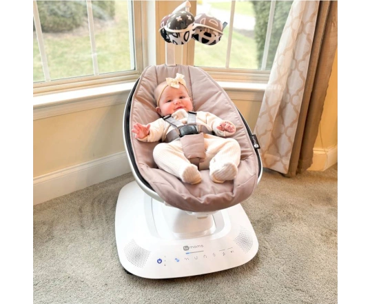 Шезлонг качалка 4Moms MAMAROO 5.0 - rosewood (лимитированая версия)
