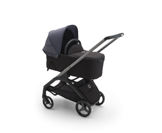 Универсальная коляска 2в1 Bugaboo DRAGONFLY - black/grey melange stormy blue