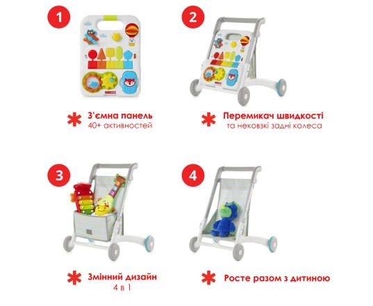 Ігровий центр-ходунки Skip Hop 4 в 1 