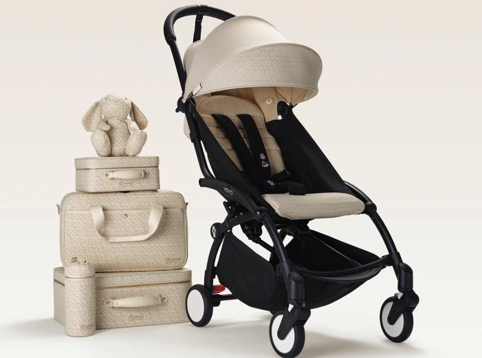 Купить Комплект текстиля Stokke YOYO 6+ Bonpoint Beige / Бонпоінт Бежевий с доставкой по Украине | KIDSLINE-40 - изображение