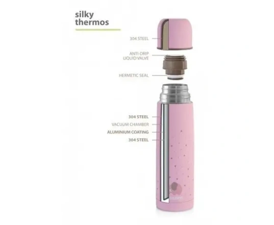 Термос для рідин Miniland рожевий SILKY THERMOS PINK 500ML