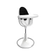 Стульчик для кормления Bloom Fresco White в комплекте с хлопковыми вкладышами - Midnight Black