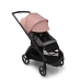 Прогулянкова коляска Bugaboo DRAGONFLY - black/grey melange morning pink