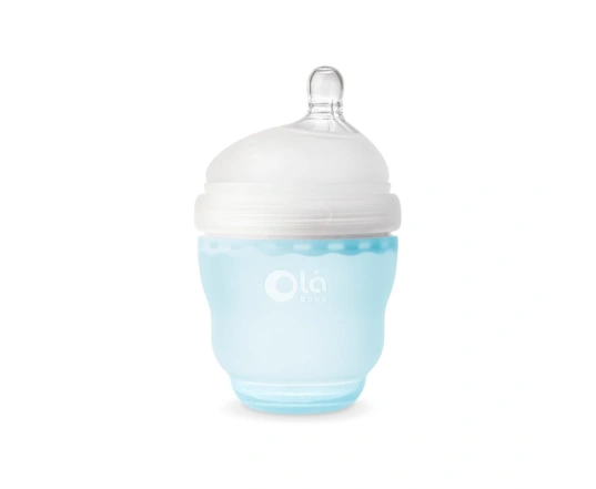 Силиконовая антиколиковая бутылочка Olababy GentleBottle Sky 120 мл