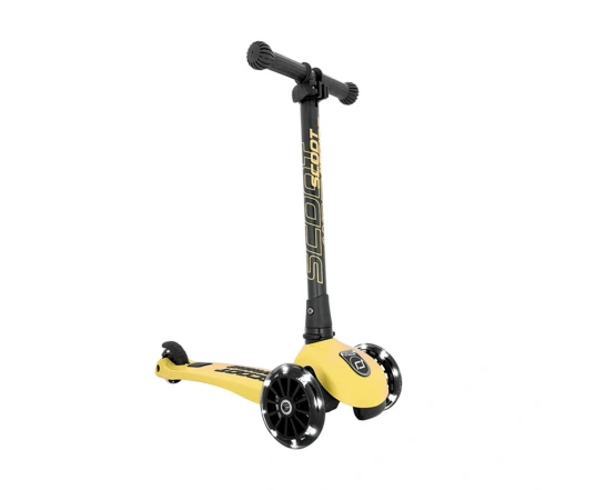 Самокат Scoot and Ride Highwaykick-3 з колесами, що світяться Лимон