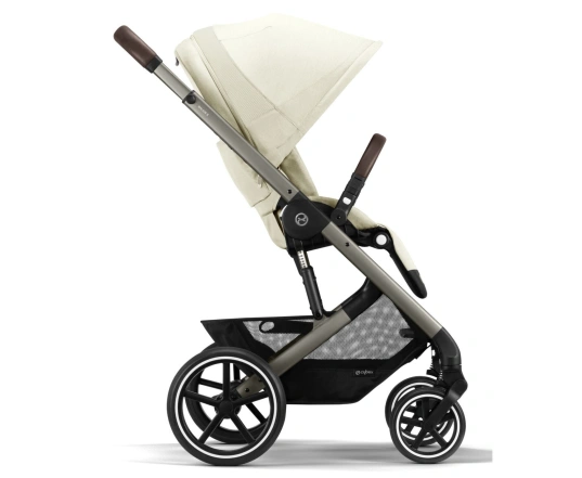 Прогулянкова коляска Cybex BALIOS S LUX TPE - seashell beige (з бампером)