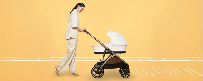 Купити Люлька Cybex Gazelle S - Seashell Beige з доставкою по Україні | KIDSLINE-34 - зображення