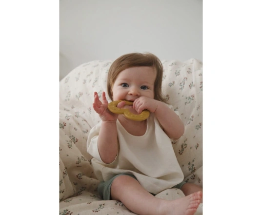 Іграшка - прорізувач BIBS Baby Bitie Heart Dark Oak