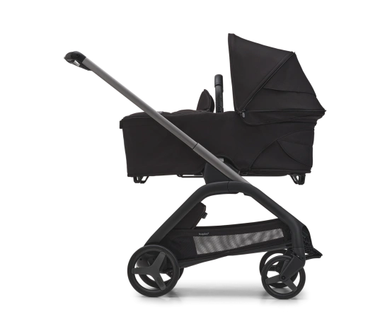Универсальная коляска 2в1 Bugaboo DRAGONFLY - black/grey melange midnight black