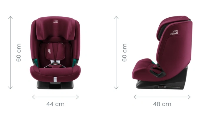 BRITAX-ROMER EVOLVAFIX вид сзади