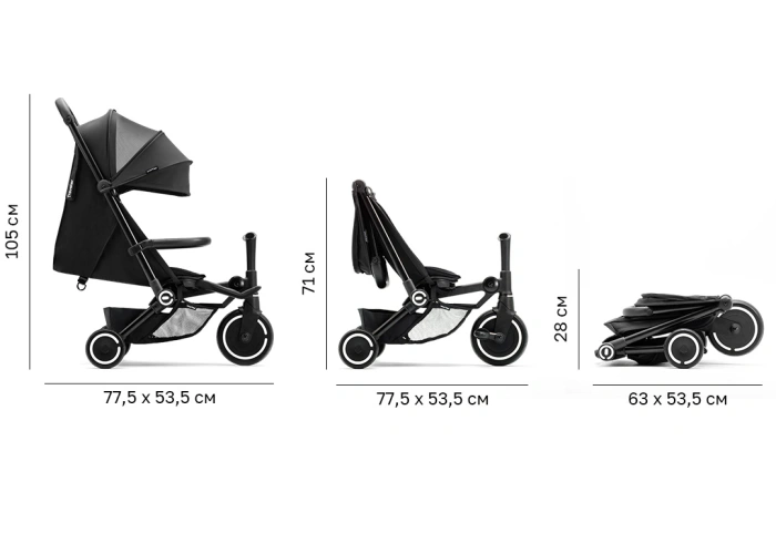 SmarTrike TRAVELER Blue – трицикл-коляска для детей от 6 мес-57 - изображение