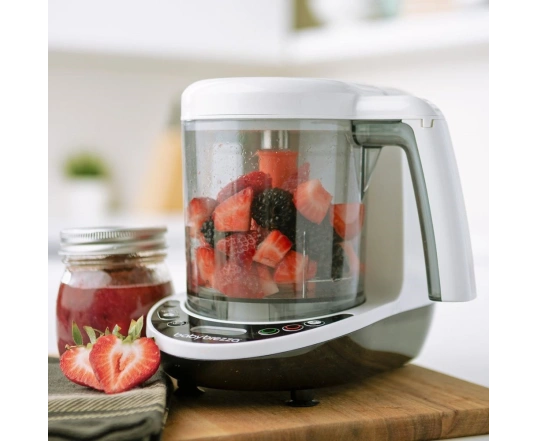 Блендер-пароварка BabyBrezza ONE STEP DELUXE - белый