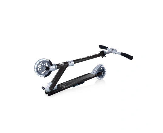 Самокат GLOBBER серії FLOW ELEMENT LIGHTS, чорний, колеса з підсвіткою, до 100кг, 5+, 2 колеса