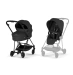 Коляска 2 в 1 Cybex MIOS Comfort Collection 5.0 - sepia black (шасі Matt black)