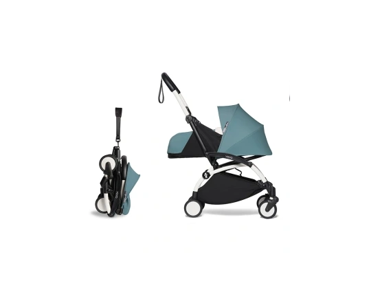 Універсальна коляска Stokke YOYO³  + компактна люлька BABYZEN  Aqua (шасі White)