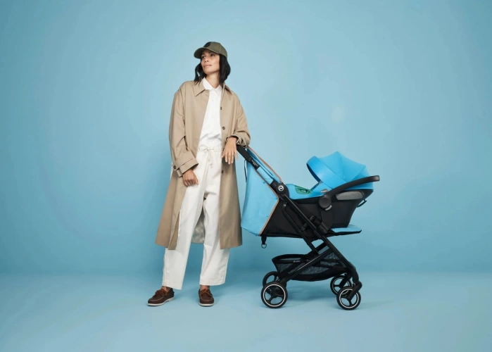 Купить Прогулочная коляска Cybex Beezy - Beach Blue turquoise с доставкой по Украине | KIDSLINE-38 - изображение