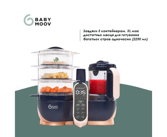 Блендер - пароварка Babymoov Nutribaby+ XL