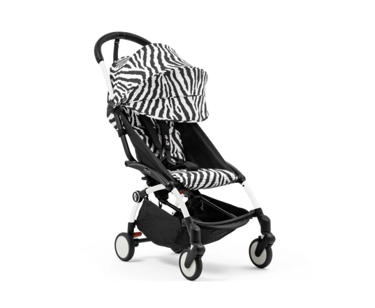 Прогулянкова коляска Stokke YOYO³ з 6 місяців Zebra (шасі White)