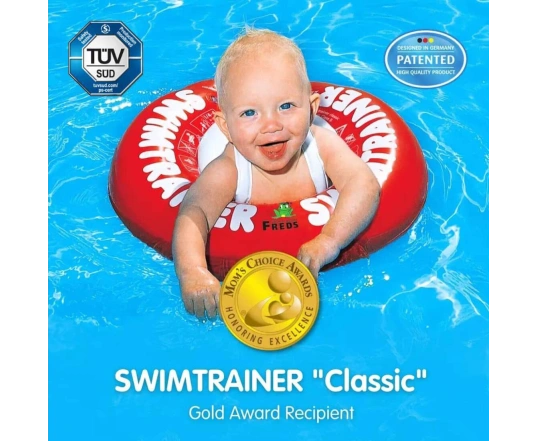 Круг надувной SWIMTRAINER Classic красный (3 мес- 4 лет)