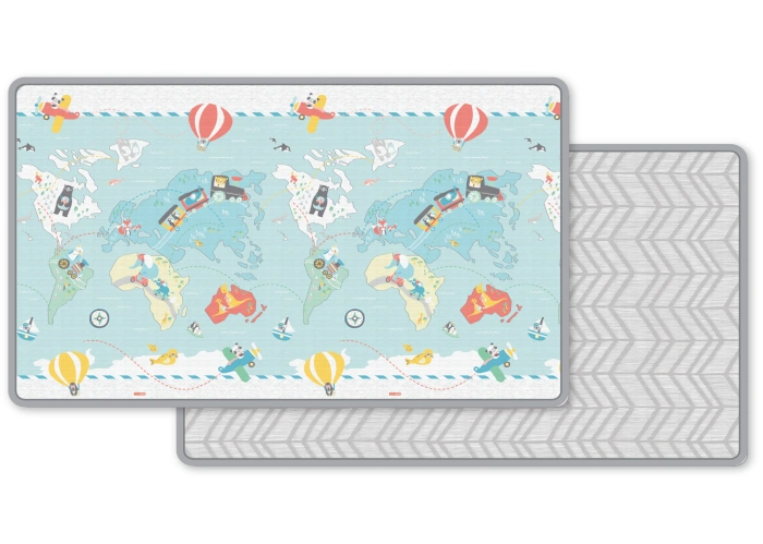 Купити Двосторонній дитячий ігровий килимок Skip Hop - Little Travelers  з доставкою по Україні | KIDSLINE-45 - зображення
