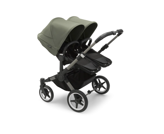 Універсальна коляска 2в1 Bugaboo Donkey5 Mono  Forest green/Midnight black-Grey mélange
