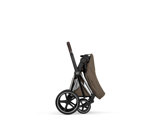 Прогулянкова коляска Cybex PRIAM Style Collection 5.0 - coconut brown (шасі Chrome Brown)