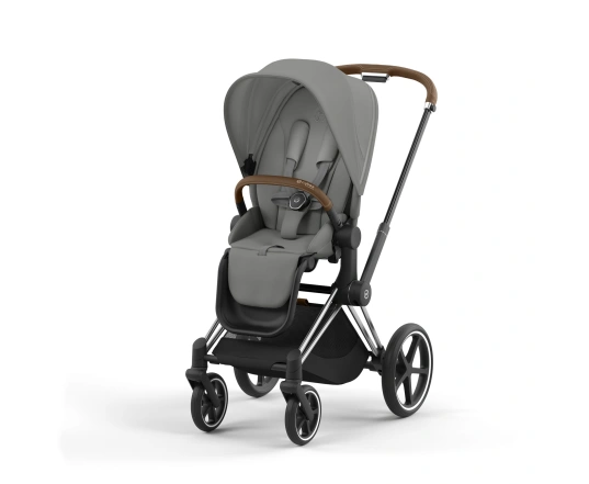 Прогулянкова коляска Cybex Priam Mirage Grey  (шасі Chrome )