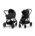 Универсальная коляска 2 в 1 Cybex GAZELLE S - BLK Moon Black