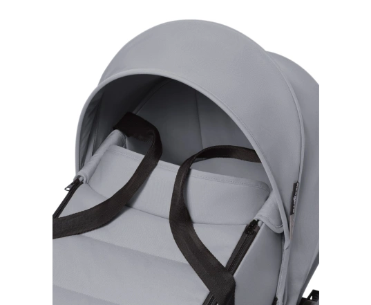 Универсальная коляска 2 в 1 Stokke YOYO³ + люлька Bassinet BABYZEN Stone (шасси White)
