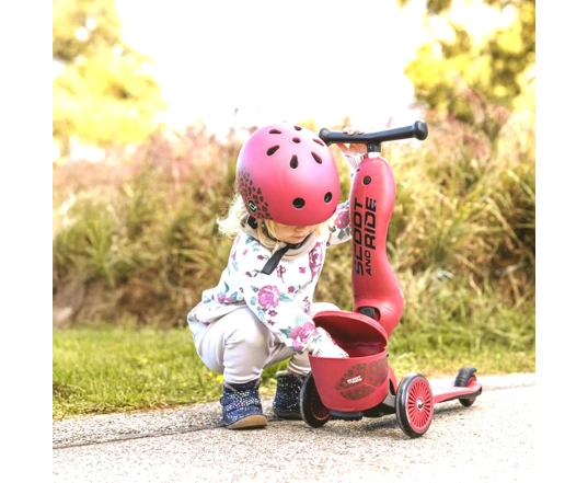 Самокат Scoot and Ride серії Highwaykick-1 Lifestyle Вишневий, до 3р/20кг
