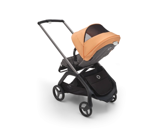 Универсальная коляска 2в1 Bugaboo DRAGONFLY - grafite/grey melange island coral