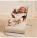 Крісло-шезлонг Balance Soft BabyBjörn (тканина бавовна) -  сірий, світло беежвий