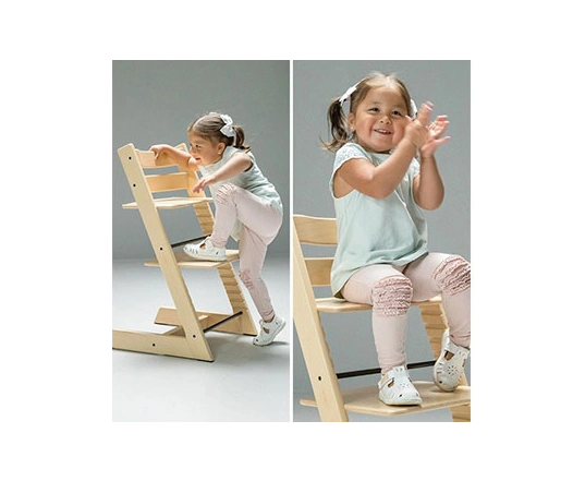 Стульчик детский Stokke TRIPP TRAPP - storm grey