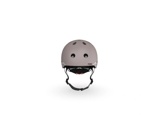 Шолом захисний дитячий Scoot and Ride, коричневий, з ліхтариком, 45-51см