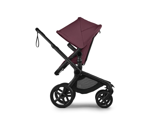 Универсальная коляска 2в1 Bugaboo FOX 5 RENEW - black/dark cherry-dark cherry