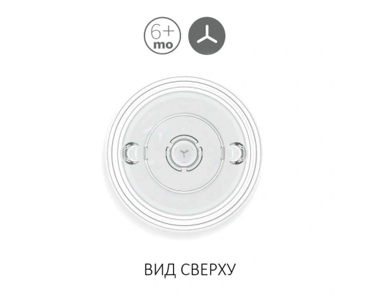 Змінна соска на пляшечку Comotomo - 6++ міс