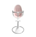 Стульчик для кормления Bloom Fresco White в комплекте с хлопковыми вкладышами - Blush pink