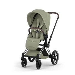 Прогулянкова коляска Cybex PRIAM Style Collection 5.0 - sage green (шасі Chrome) - зображення