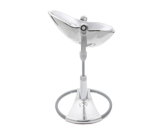 Стульчик для кормления Bloom Fresco Silver в комплекте с вкладышами из экокожи - Lunar silver