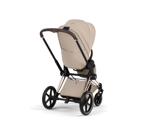 Коляска Cybex PRIAM Style Collection 5.0 - cozy beige (шасі Rosegold)