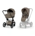 Коляска Cybex PRIAM Style Collection 5.0 - coconut brown (шасі Matt Black)