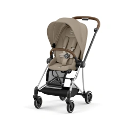 Прогулянкова коляска Cybex Mios Cozy Beige (шасі Chrome) - зображення