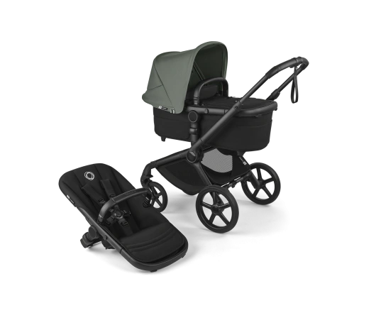 Универсальная коляска 2в1 Bugaboo FOX 5 RENEW - black/heritage black forest green