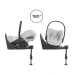 Автокресло Cybex CLOUD T-iSIZE PLUS 0-13кг - platinum white