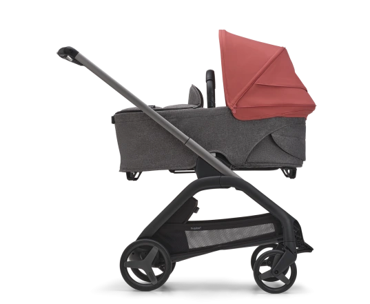 Универсальная коляска 2в1 Bugaboo Dragonfly Sunrise red/Grey mélange-Grey mélange